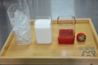 MINGNUO Selai Buah Stroberi Segar Konsentrat Pulp Puree Rendah Lemak untuk Minuman Teh Susu Kemasan Barel Minuman Selai 12 Bulan