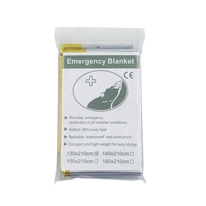 Mantas Térmicas Ligeras y Cálidas de Emergencia para Primeros Auxilios, <span class=keywords><strong>Rescate</strong></span>, Clima Frío, de Lámina Espacial Mylar, Impermeables - Product Image 2