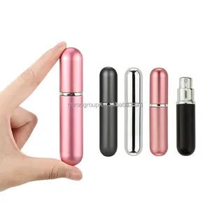 Travel Pocket Parfum Gift Cosmetic Container Empty 5ml 8ml Mini Refillable Aluminum Atomizer Perfume Spray Bottle