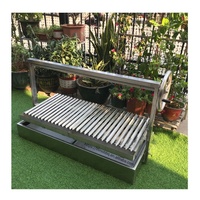 Grill argentin multifonction en acier inoxydable avec broche à rôtir et moteur de grillade