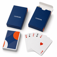 Cartes à jouer en papier écologique personnalisées avec emballage en boîte de papier de marque pour événements et marketing B2B
