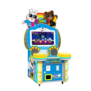 Machine de jeu électronique de loterie musicale à tambour pour enfants Little Drum Star 3ème génération, à monnayeur, avec écran LED - Product Image 1