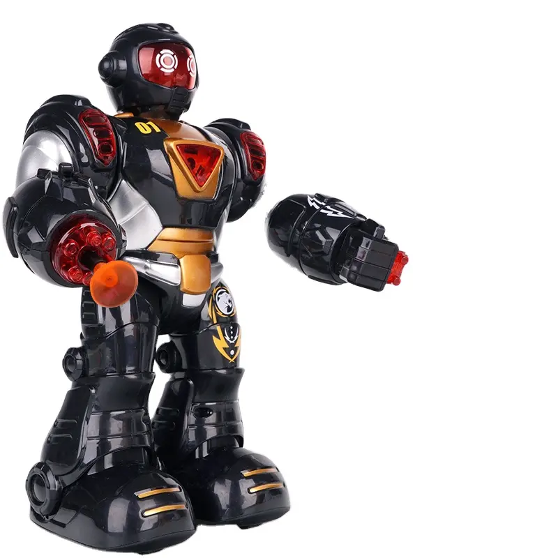 1-3 Children's early education toys mechanical warfare police electric walking non remote control intelligent War Robot