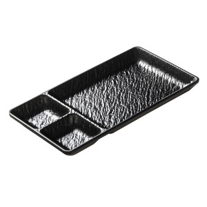 Black Thickened Round <b>Plate</b> <b>Melamine</b> Tableware For Restaurant Hotel Buffet Serving Dishes Shallow Dish Set - Product Image 5