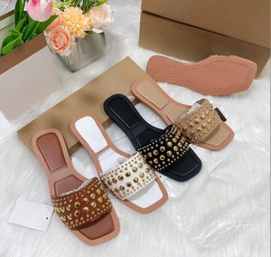 <span class=keywords><strong>Sandali</strong></span> Estivi da Donna 2024 Liu Ding con Cristalli Rossi, Stile Europeo e Americano - Product Image 3