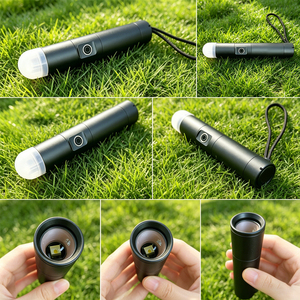 Linterna de alto brillo, portátil, recargable, de gran capacidad, de larga duración, multifuncional para uso en exteriores - Product Image 5