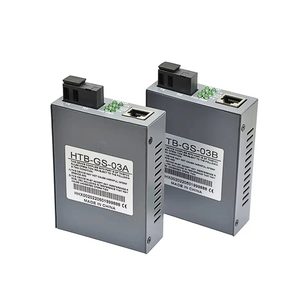 1000Base-Tx เป็น1000ฐาน-<span class=keywords><strong>RX</strong></span> โหมดเดียวใยแก้วคู่อีเธอร์เน็ตที่รวดเร็ว HTB-GS-<span class=keywords><strong>03</strong></span> 20กม. ตัวแปลงสื่อไฟเบอร์20กม. - Product Image 3