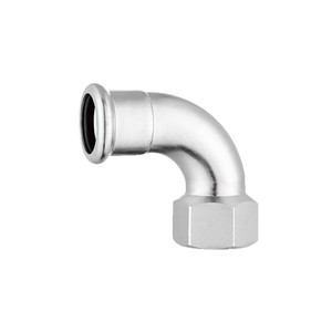 ข้อต่อท่อสแตนเลส Loffrey 90 องศา 304 ข้อต่อเกลียวใน OD15-OD54 สำหรับน้ำดื่ม ก๊าซ และท่อประปา - Product Image 2