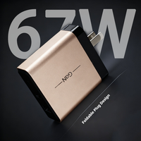 Chargeur double port GaN entièrement compatible pour Huawei Xiaomi Honor Redmi OPPO VIVO Realme Apple Samsung Nubia Téléphone Tablette Ordinateur portable