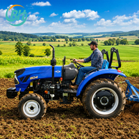Nouveau tracteur agricole miniature 60 CV 4x4, moteur diesel, tracteur multifonctionnel pour le labour et les applications agricoles