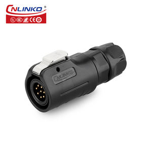 Conector Cnlinko LP12 de Plástico de 8 Pines Macho y Hembra para Montaje en Panel, Impermeable, M12 - Product Image 3