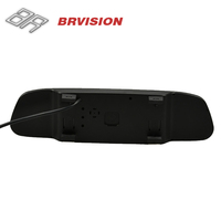 Usine 4.3 ''moniteur de miroir TFT écran numérique rétroviseur pour aide au stationnement 1 entrée de caméra support à clipser connecteur 4P