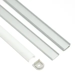 19.6 * H 20 Mm LED โปรไฟล์พื้นผิวติดตั้งอลูมิเนียมประตูช่องอลูมิเนียมสำหรับแถบ