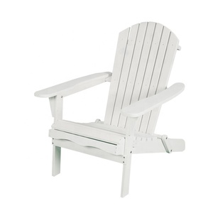Factory directly fir wooden adirondack chair outdoor folding white adirondack chair