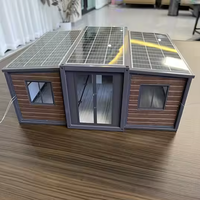 Modulaire 40ft 20ft Préfabriqué 2-3 Bedroom Tiny Mobile Home Portable Extensible Container House Model for Hotel or Office Use