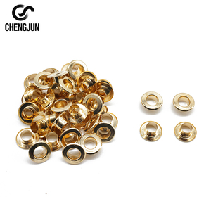 Kim loại phẳng dây giày với máy giặt 5mm Đồng giày & Túi phụ kiện phần cứng tùy chỉnh kích thước cho quần áo & phụ kiện may mặc - Product Image 4