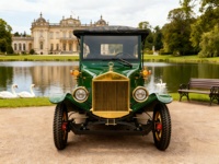 Voiture électrique classique rétro de luxe 4 places certifiée EEC COC, homologuée pour la circulation routière européenne, idéale pour les hôtels, les mariages et les visites touristiques.