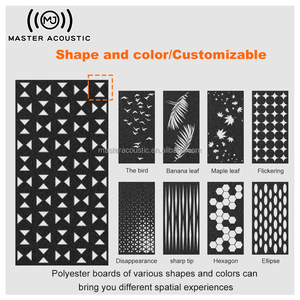 MJ Master Acoustic có thể gập lại phân vùng màn hình polyester không thấm nước cho văn phòng thương mại sử dụng âm thanh hấp thụ thiết kế thân thiện với môi trường - Product Image 2