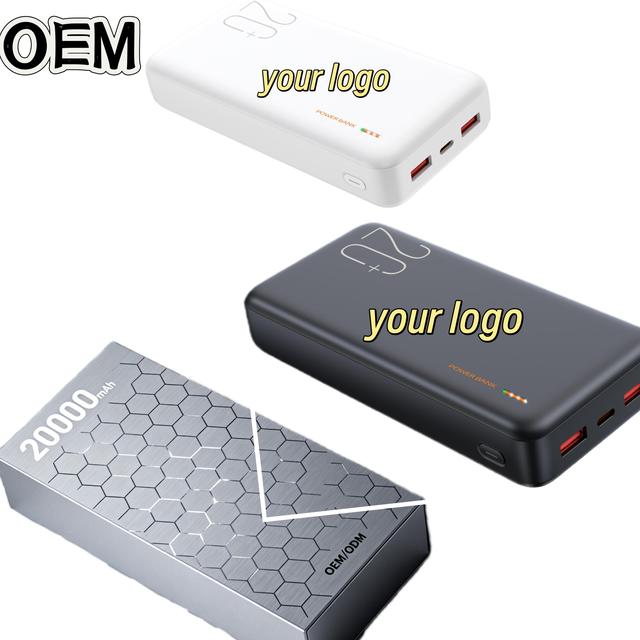 Factory Portable 20000mAh High-Capacity Power Bank with PD 22.5W Fast Charging - Power Banks