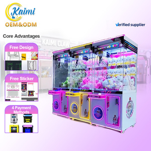 2026 KAIMI OEM Commercial Wholesale Custom <strong>Arcade</strong> Plush Vending Bill Acceptor Toy Catcher Coin Operated Doll Crane Claw <strong>Machine</strong> - Product Image 1
