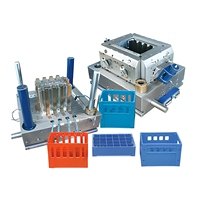 Moule de précision pour caisses en plastique en acier 718H – Moule d'injection pour boîtes de rangement destiné aux industries logistique et des boissons