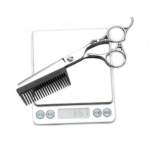 Hairdressing Scissors Set With Comb Stainless Steel Sharp Blade <b>Thinning</b> Shears Professional Hair Cutting Tools For Home Use - Product Image 3