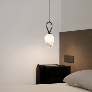 Modern Minimalist All-Copper Pendant <b>Light</b> for Bedroom Trendy Designer Style Creative Unique Luxury <b>Chandelier</b> Pendant <b>Light</b> - Product Image 5