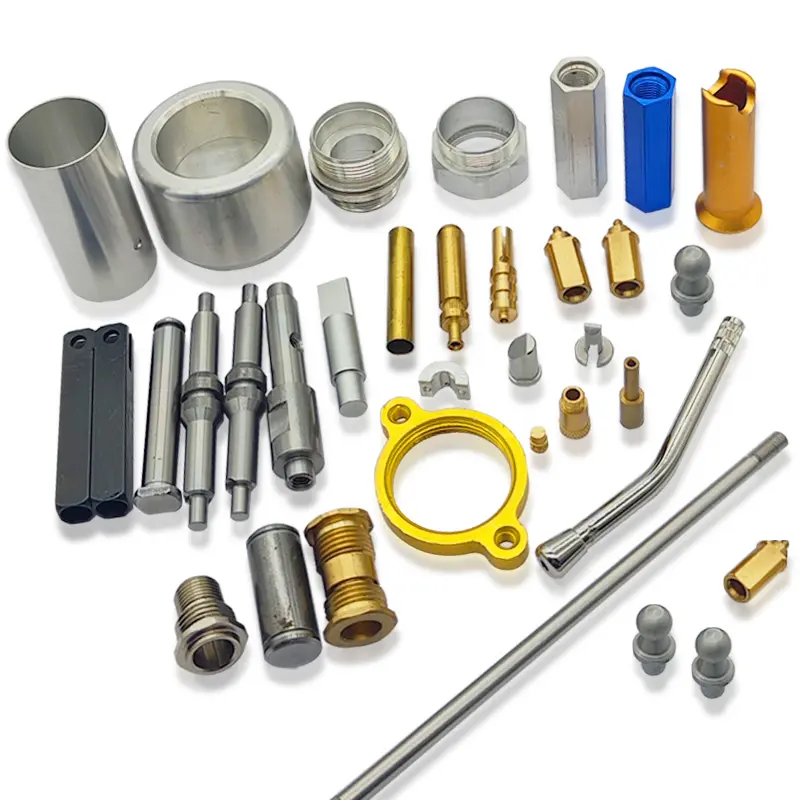 Peças de alumínio de alta precisão para usinagem CNC, fresagem, torneamento, peças de processamento de metal anodizado personalizadas