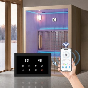 Oem ODM nhà máy chất lượng cao Wifi ánh sáng hồng ngoại sóng sưởi ấm phòng tắm hơi nhiệt độ phòng Bảng điều khiển tương thích với tất cả các thương hiệu - Product Image 1