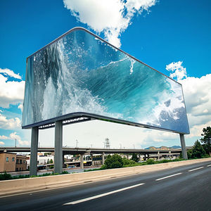 Çıplak göz açık P5 tam renkli LED ekran ticari ofis binası reklam için yüksek çözünürlüklü süper 3D büyük ekran - Product Image 4