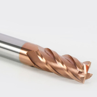 Fraise plate en acier au tungstène haute performance, revêtement nano, 4 cannelures, modèle AR30, outil de fraisage CNC, vente en gros à bas prix