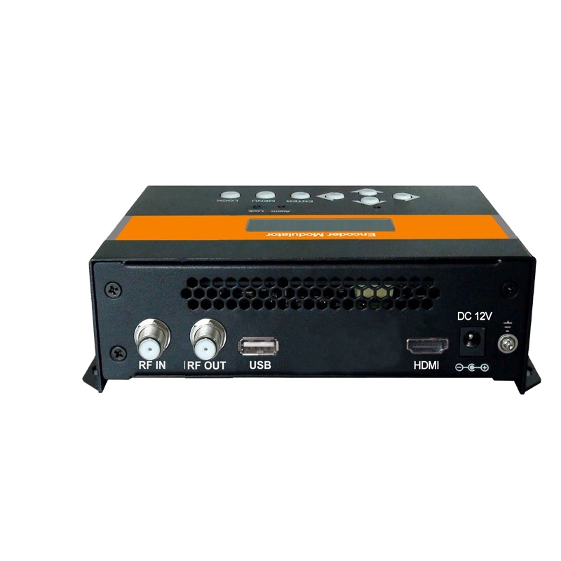 DMB-9591 Mini HD H264 CVBS RCA RF Encoder Modulator CATV DVB-T /ISDB-T 1080P USB Modulator for IPTV DTV Broadcasting OTT system