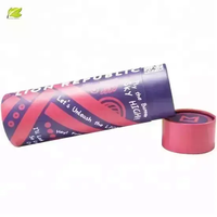 Vente en gros d'emballage cadeau boîtes en carton kraft tube de papier à cylindre rond pour t-shirt