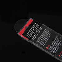 Emballage blister personnalisé en PVC transparent UIOWIO avec trou de suspension pour leurres, hameçons et appâts
