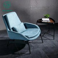Oem Club Fauteuil à dossier de croisière Haut de gamme Hôtel Lobby Appartement Mobilier de salon Canapé de loisir Chaise simple