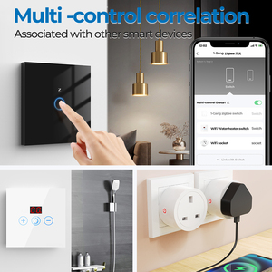 Ce RoHS 1/2/3/4 gang 110V220V ZigBee tuya Alexa điều khiển từ xa ánh sáng thông minh Nhà tường cảm ứng ánh sáng <span class=keywords><strong>wifi</strong></span> thông minh chuyển đổi Apple HomeKit - Product Image 5