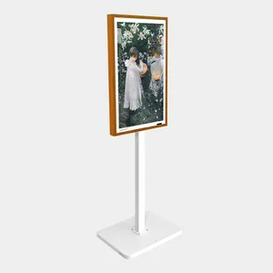 Baru Konsumsi Daya Rendah Digital Museum Seni LCD 32 Inci Bingkai Foto Digital untuk Galeri Pribadi