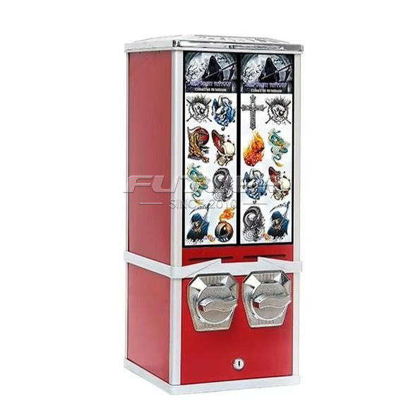 Mini Anime Card Vending Machine with Tattoo Stickers & Postcards