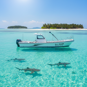 <span class=keywords><strong>Bateau</strong></span> <span class=keywords><strong>de</strong></span> pêche en fibre <span class=keywords><strong>de</strong></span> verre Grandsea New 8,5 m/28 pieds avec auvent, <span class=keywords><strong>bateau</strong></span> <span class=keywords><strong>de</strong></span> pêche Panga - Product Image 1