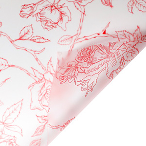 Papier d'emballage pour bouquet de fleurs de style coréen, série <span class=keywords><strong>Nosa</strong></span> Paper, jardin de roses, imperméable, fait main - Product Image 6