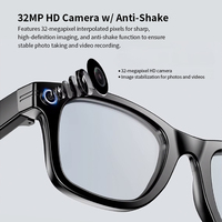 Lentes Inteligentes W610 con Cámara de 8MP, Video 1080P, Antivibración, Pantalla WiFi, Traducción ChatGPT, GPS, Resistencia al Agua IP65, Carga Magnética