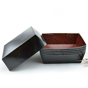 Papier Kraft jetable pour Barbecue, côtelettes de <span class=keywords><strong>poulet</strong></span>, frites, fruits, salade, plateau ouvert résistant à l'huile, papier revêtu ou couvercle en plastique, 3 pièces - Product Image 3