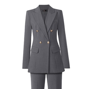 Nx207 Abito Professionale da <span class=keywords><strong>Donna</strong></span> Slim-fit con Scollo a V Manica Lunga in Spandex/Poliestere per Manager di Hotel e Gioiellerie - Product Image 4