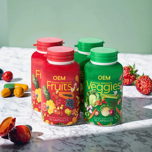Vegane Obst-und Gemüse kapseln des OEM-Herstellers Natürliche Nahrungs ergänzungs mittel für pflanzliche Nahrungs ergänzungs mittel - Product Image 5