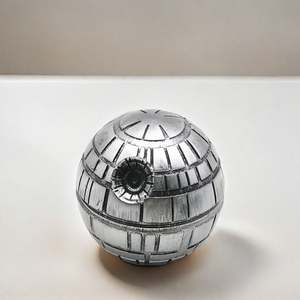 Broyeur à tabac en résine manuelle de forme ronde en gros, 55 mm, 3 couches, en alliage de zinc - Product Image 3