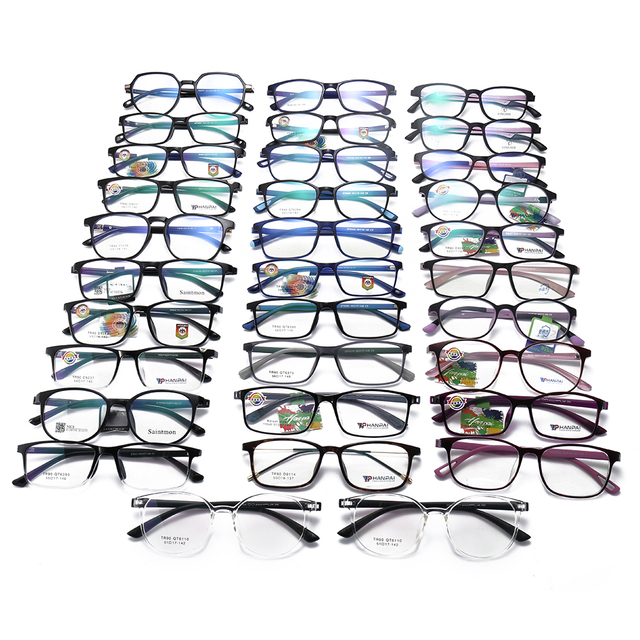 Wholesale Clearance TR90 Square Eco-Friendly Unisex Optical Frames Glasses Case Fast Delivery