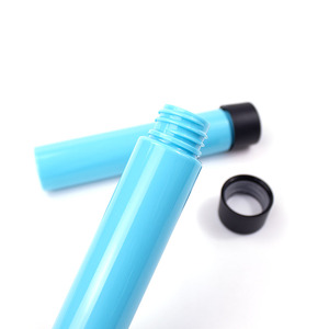 Estuche Redondo de Plástico para Encendedor, Estilo Simple, Accesorio de Almacenamiento, Color Azul con Tapa Negra - Product Image 4