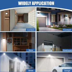 Lámpara LED de Pared Exterior MINI, 30W/25W/18W, CCT Ajustable 3/4/5K, con Fotocélula, 100-277VAC - Product Image 6