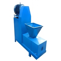 Machine de fabrication de tiges en copeaux de bambou, en écorces de bois et en coquilles de fruits, modèle Congo Sales, alimentée