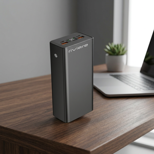 Custom Logo 20000mAh USB C Fast Charger Power Bank <b>LED</b> Indicator 22.5W Portable Plastic Battery Pack 10W Micro USB Power Station - Product Image 2